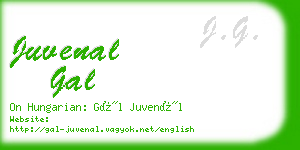 juvenal gal business card